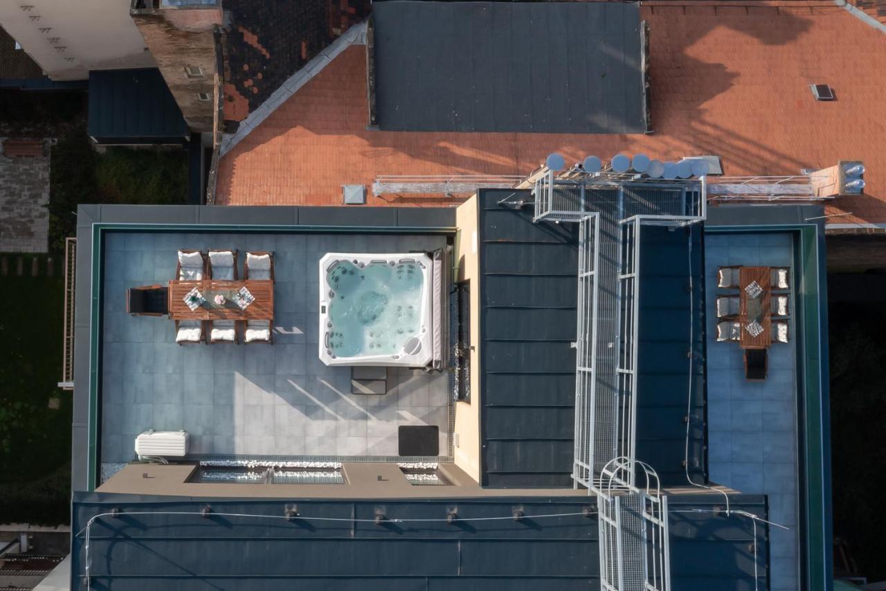Appartamento Centropolitan Penthouse #Jacuzzi #Freeparking Budapest Esterno foto
